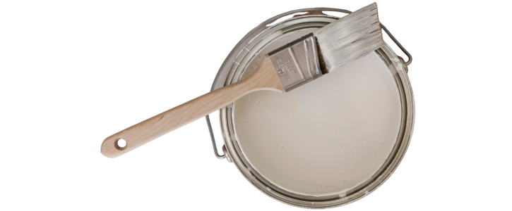 Paint Can and Brush